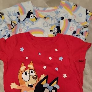 Kids BLUEY Character T-Shirt And Dress